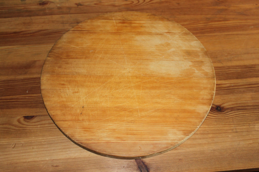 Old wood cheese tray