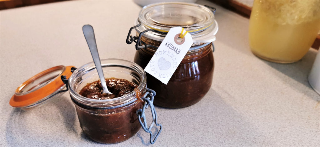 Traditional Icelandic Rhubarb jam